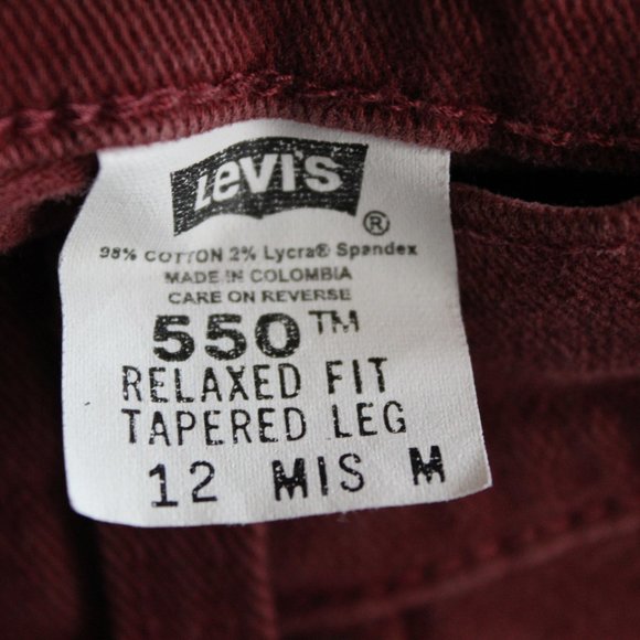 Vintage 1990s LEVIS® 550 RELAXED FIT TAPERED LEG - Picture 2 of 14